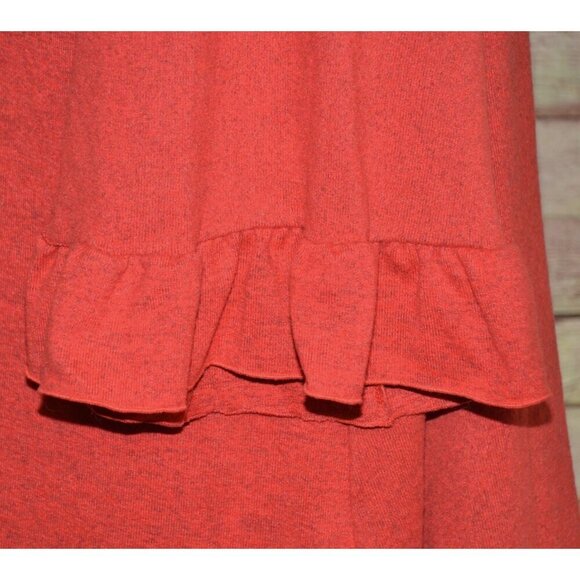 Southern Stitch Ladies Red Hooded Bell Sleeves Pullover Sweatshirt Dress Size XL - Picture 9 of 14